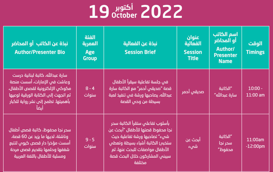 Helped organize events for reading day event